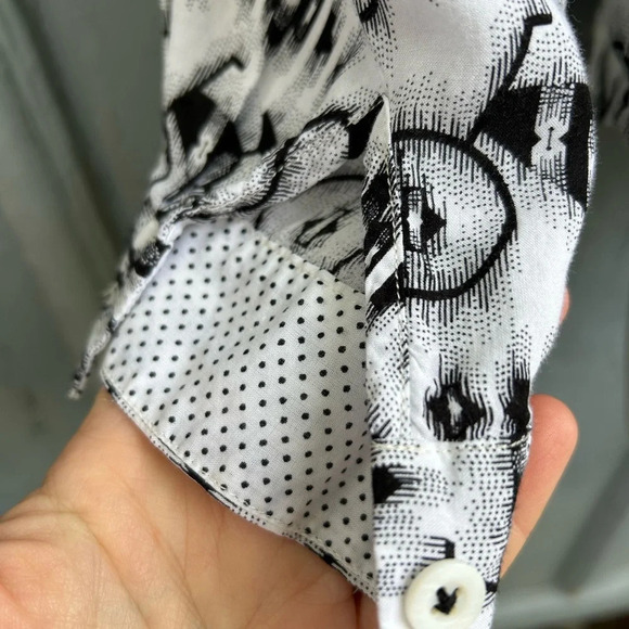 Maeve Anni Popover Blouse with Bicycles, size  2 - Picture 11 of 13